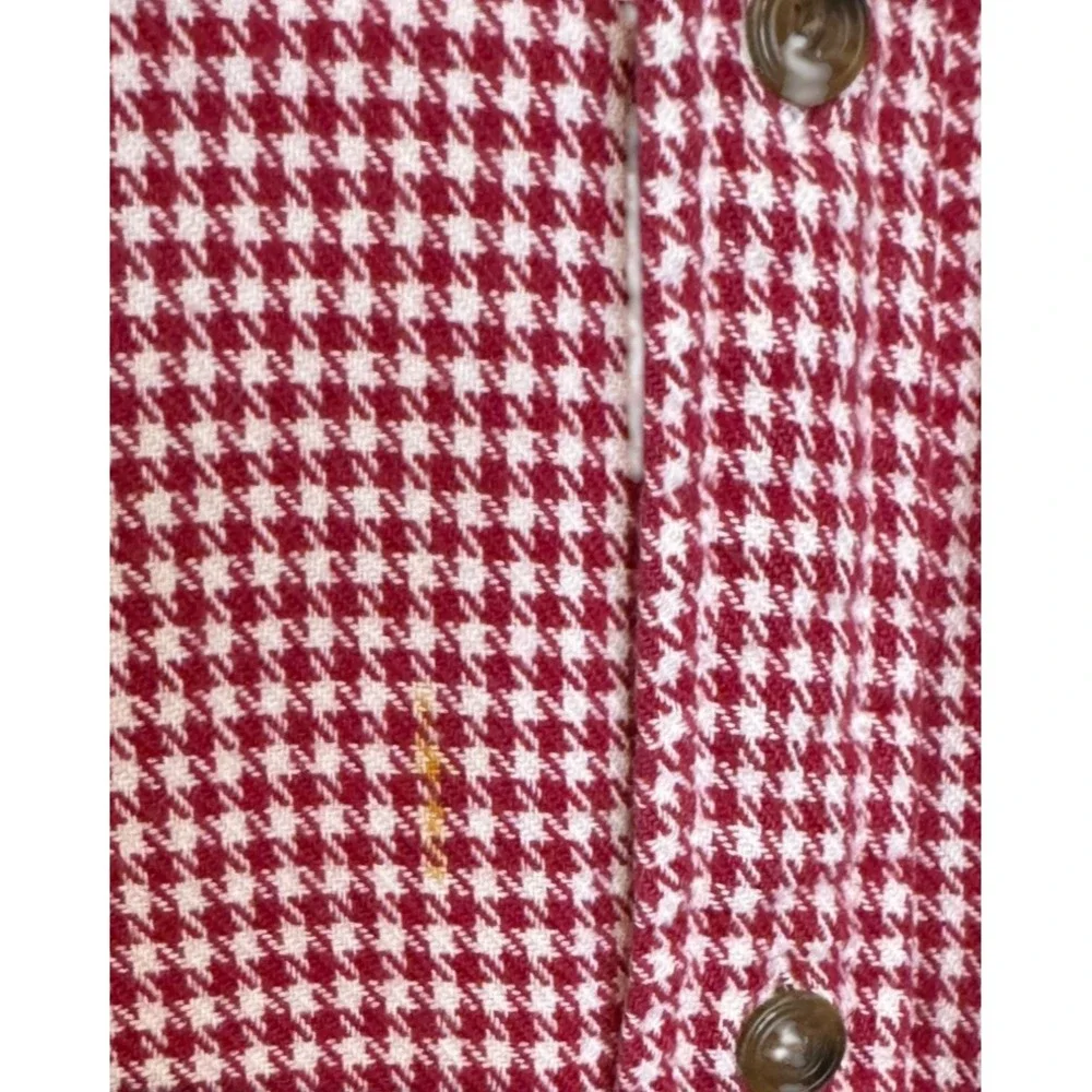 J.Crew Mens Shirt Vintage Oarsman‎ Hounds tooth Long Sleeve Button Down Medium